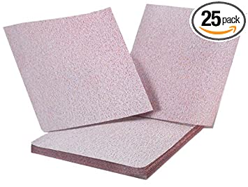 Sungold Abrasives 11108 120 Grit Stearated Aluminum Oxide Sanding Sheets, 9" x 11" (Pack of 25)