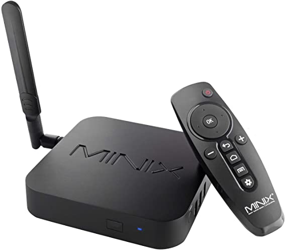 MINIX Android 9.0 Pie Media Hub 4K Ultra HD HDR10 4GB DDR4/32GB eMMC HDMI 4K @ 60Hz 3 x USB 3.0 USB-C [Data only] GLAN AC Wi-Fi TF Card (NEO U22-XJ)