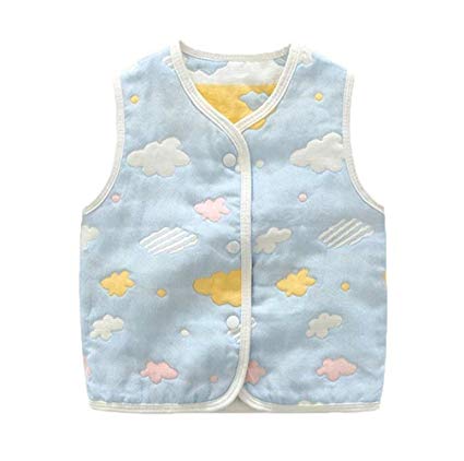 luyusbaby Baby Cotton Warm Vests Unisex Infant to Toddler Colorful Waistcoat