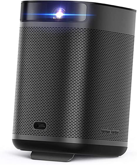 Xgimi Mogo Pro Plus, Mini Projector Portable 1080P Full HD, 300 ANSI Lumen, Harman/Kardon Speakers, Android TV 9.0, Google Play Store, Outdoor Portable Home Cinema