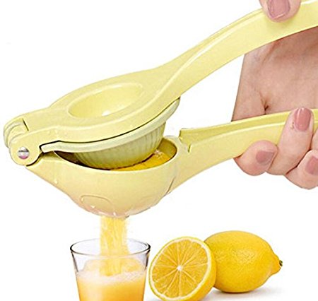 Anding Premium Quality Metal Lemon Lime Squeezer, Manual Citrus Press Juicer