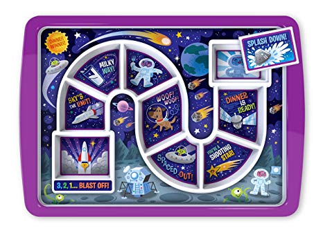 Fred DINNER WINNER Kid's Dinner Tray, Outer Space (Outer Space)