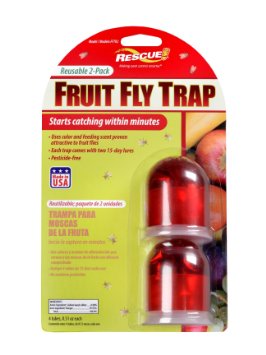 Rescue Reusable Fruit Fly Trap 2-Pack