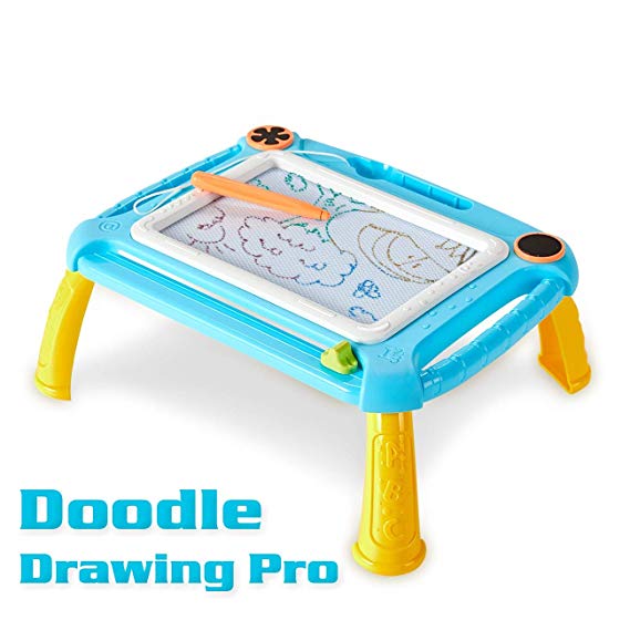 LODBY Toys for 1-5 Year Old Boys Gifts, Toddler Magnetic Doodle Board Magna Drawing Board for Kids Toys for 1 2 3 4 5 Year Old Boys Christmas Birthday Gifts for Age 2-4 Year Old Boys Toys Age 2-5
