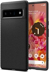 Spigen Liquid Air Coque Compatible avec Google Pixel 6 Pro - Noir Mat