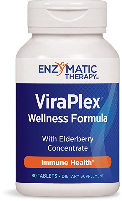 Enzymatic Therapy Viraplex Wellness Formula, 80 Count