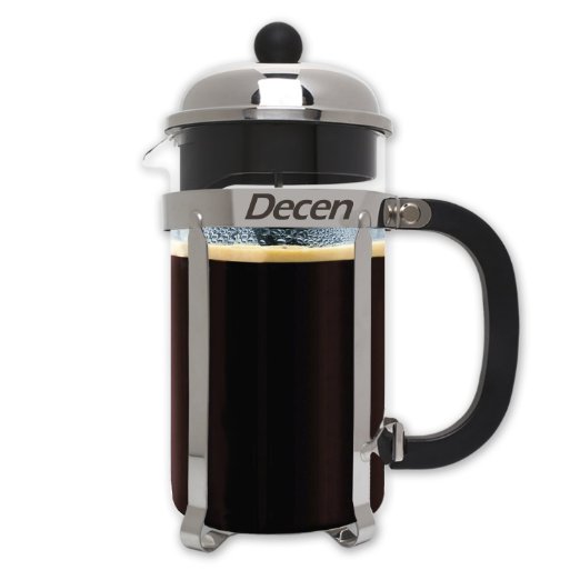 DECEN 8 Cup4 Mug French Press Coffee and Tea Maker Coffee Plunger Press Pot Espresso Machine