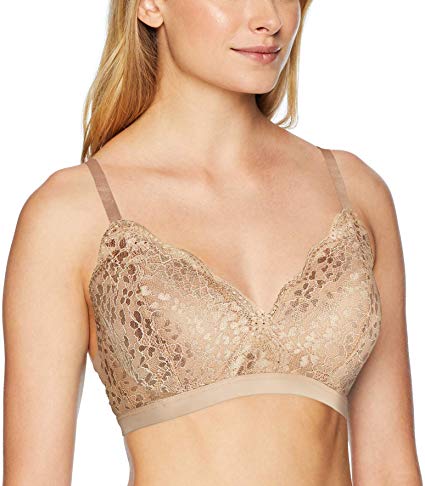 Warner's Women's Lace Escape Wire-Free Contour with Allover Lace Bra Bra