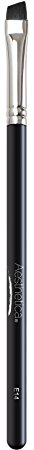 Aesthetica Pro Series Angled Eyeliner Brush - For Use with Liquid, Gel, Cream and Powder Eyeliner - Tapered Brush Allows for Controlled and Precise Eye liner Application - 100% Vegan and Cruelty Free