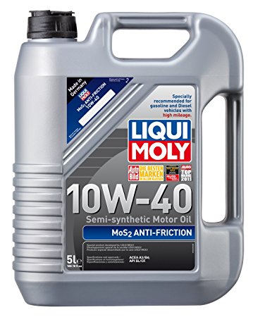 Liqui Moly 2043 MoS2 Anti-Friction 10W-40 Motor Oil - 5 Liter Bottle