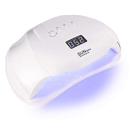 Nail Dryer,72W UV LED Portabl Nail Curing Lamp with Timer Setting/Sensor for Fingernail & Toenail UV Gel Nail Polish