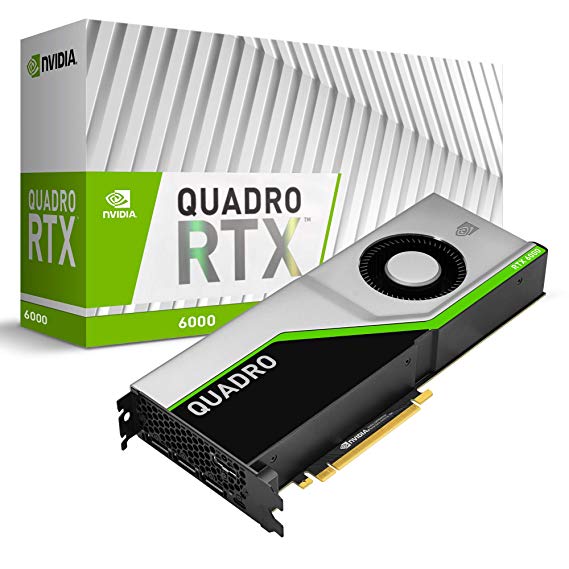 NVIDIA Quadro RTX 6000 24GB GDDR6 Graphic Card (VCQRTX6000-PB)