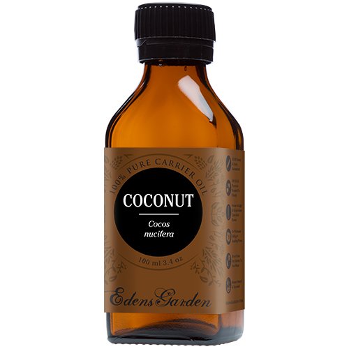 Coconut 100% Pure Carrier/ Base Oil- 3.4 oz (100 ml) by Edens Garden