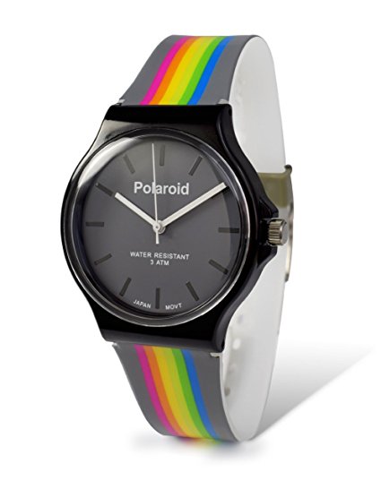 Polaroid Gray Band Watch