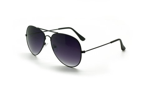 ASVP Shop® Black Aviator Sunglasses & Cloth Case Uv400 Designer Men's Ladies Shades