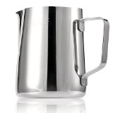 Stainless Steel Milk Frothing Pitcher X-Chef 20Oz Milk Jug Suitable for Lattes Cappuccino and Coffee