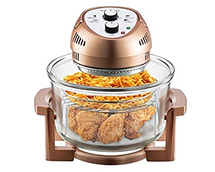 Big Boss Oil-less Air Fryer, 16 Quart, 1300 watt, Limited Edition Copper