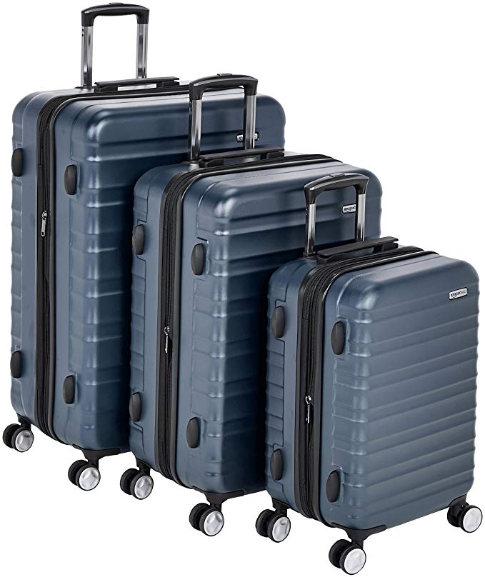 AmazonBasics Hardside Spinner Luggage - Multi-Piece Set