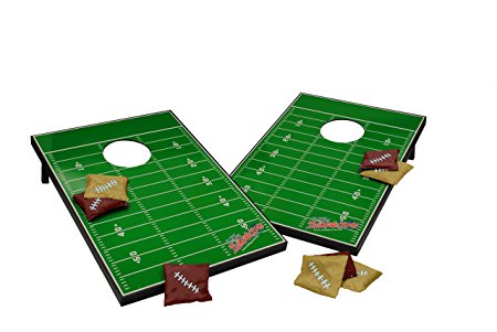 Wild Sports Football Field Tailgate Toss Cornhole Game