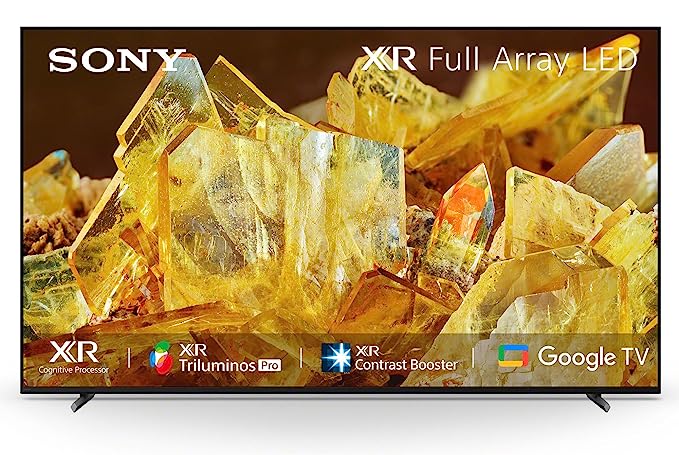 Sony Bravia 164 cm (65 inches) XR Series 4K Ultra HD Smart Full Array LED Google TV XR-65X90L (Black)