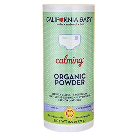 California Baby Non-Talc Powder, Canister - Calming, 2.5-Ounce