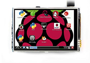 LANDZO 3.5 Inch Touch Screen 320480 for Raspberry Pi 3 Model B and Pi 2 with Touch Pen