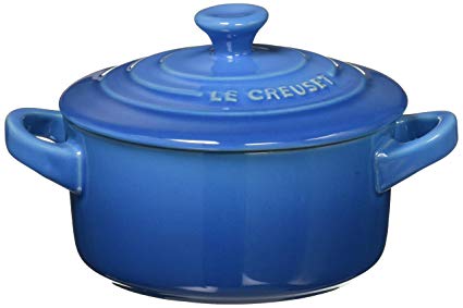 Le Creuset Stoneware Petite Round Casserole, 8-Ounce, Marseille