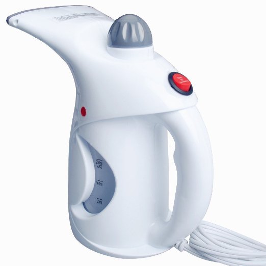 Mini Portable Garment Steamer Facial Steamer Handheld Fabric Steamer Household Steamer Steam Humidifier Handy Vapor Steamer to Iron Clothes Fast Heat-up for Home and Travel White