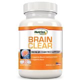 Brain Support Supplement - Brain Clear with Ginkgo Biloba St Johns Wort Bacopin and More - Improves Focus and Memory Naturally - Supports Neural Communication and Mind Clarity - 30-Day Supply