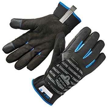 Ergodyne ProFlex 814 Thermal Winter Work Gloves,Touchscreen Capable, Black, Medium