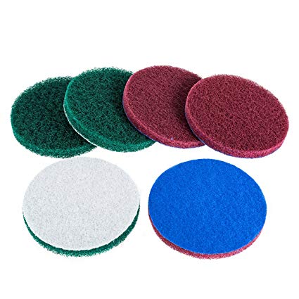 Kichwit 6-Pack Replacement Scrub Pads (5 Inch)