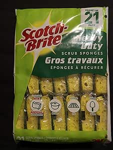 Scotch-Brite Heavy Duty Scrub Sponges - 21 Count