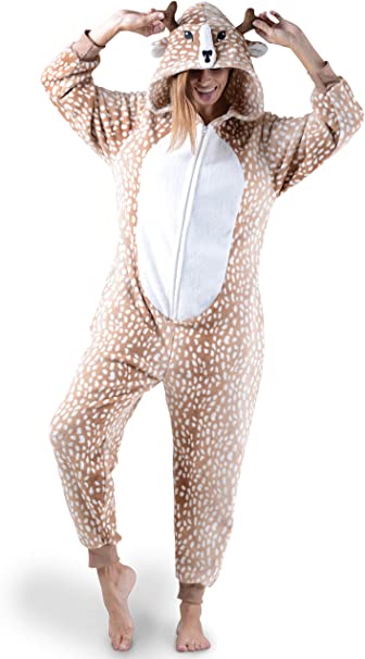 Unisex Women's Animal Onesie Pajama Men's Halloween Costumes