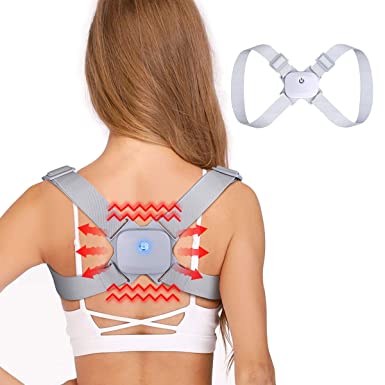 Posture Corrector for Women Men Kids - Smart Posture Back Shoulder Brace - Adjustable Back Straightener - Comfortable Upper Back Brace for Clavicle Support