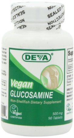 Deva Vegan Vitamins Glucosamine Tablets 90-Count Bottle