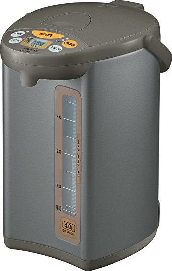 ZOJI CD-WBC40-TS Micom 4-Liter Water Boiler and Warmer, Silver Brown