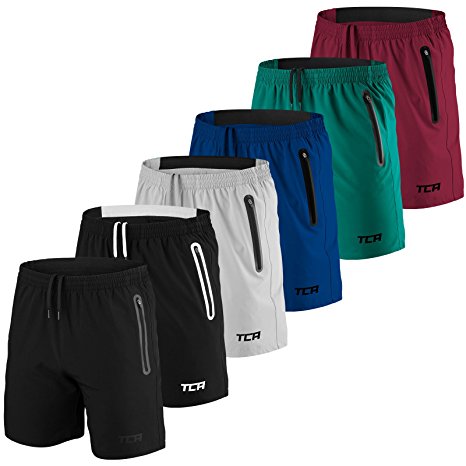 Men's TCA Elite Tech Lightweight Running or Gym Training Shorts With Zip Pockets