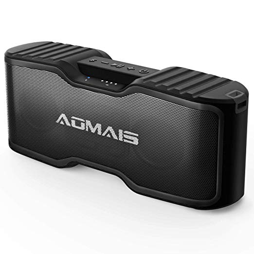 AOMAIS Sport II  Bluetooth Speakers, Portable Outdoor Wireless Speaker, 30H Playtime, 20W HD Stereo Sound & Richer Bass, IPX7 Waterproof, 100ft Bluetooth for Travel, Party, Beach【2019 Upgrade】-Black