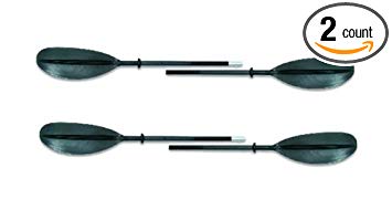 2) Swimline Solstice 29504 4-Piece Quick Release Adjustable Kayak River Paddles