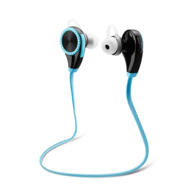 XINGLAN Mini Lightweight Wireless Stereo Sports/running & Gym/exercise Bluetooth Earbuds Headphones (Blue)