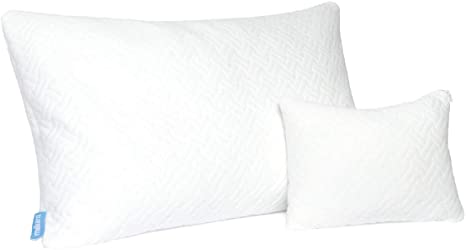 Milliard Shredded Memory Foam Pillow, Adjustable Loft, Luxurious Blend, Washable and Hypoallergenic