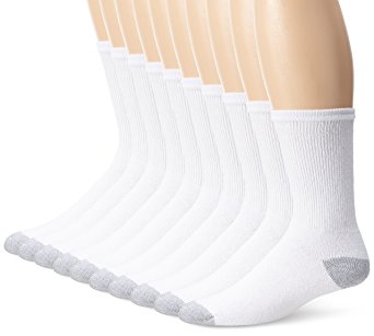 Fruit Of The Loom Men's Value 10 Pack Crew Socks