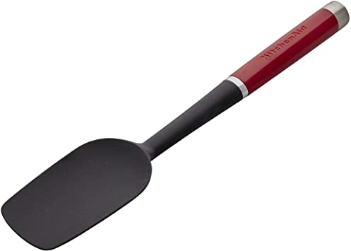 KitchenAid Gourmet Spoon Spatula, 11.85-Inch, Matte Red