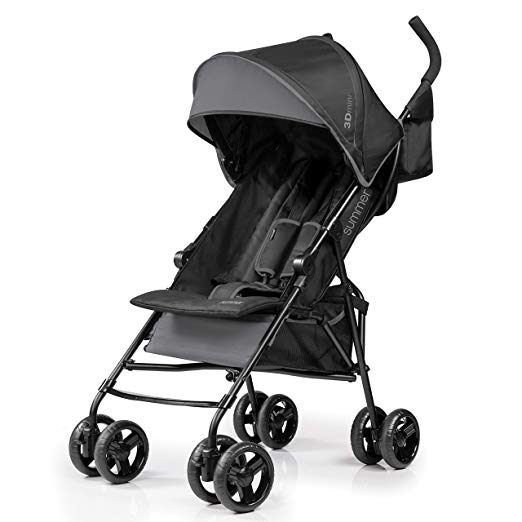 Summer Infant 3D Mini Convenience Stroller, Gray