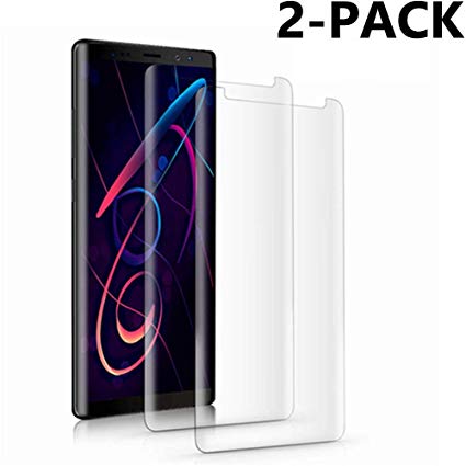 [2 Pack] Galaxy Note 8 Tempered Glass Screen Protector,OLINKIT[HD Clear][Anti-Bubble][Anti-Scratch][Anti-Fingerprint] Tempered Glass Screen Protector for Samsung Galaxy Note 8