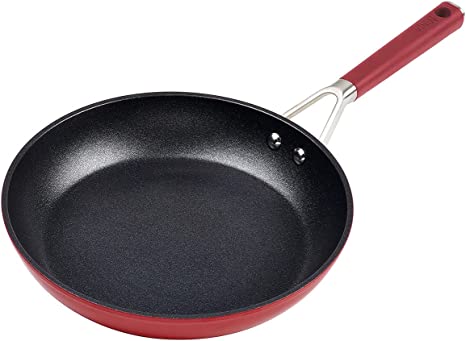 Ninja Foodi ZEROSTICK 30cm Frying Pan, Vivid Red, [C20030UK] Non-Stick, Induction Compatible