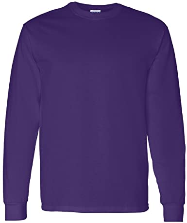 Gildan Heavy Cotton 100% Cotton Long Sleeve T-Shirt.