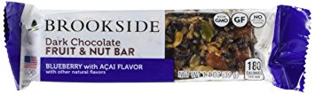 Brookside Dark Chocolate Fruit and Nut Bars, Blueberry with Acai (Pack of 12)