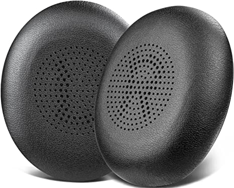 SOULWIT Earpads Replacement for Jabra Evolve2 65 (65MS 65UC USB)/Evolve2 40 (40UC 40MS USB)/Elite 45h On-Ear Wireless Headset, Ear Pads Cushions with Softer Protein Leather