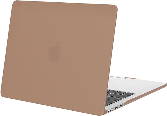 MOSISO Compatible with MacBook Air 13.6 inch Case 2022 2023 Release A2681 M2 Chip with Liquid Retina Display & Touch ID, Protective Plastic Hard Shell Case Cover, Caramel Brown